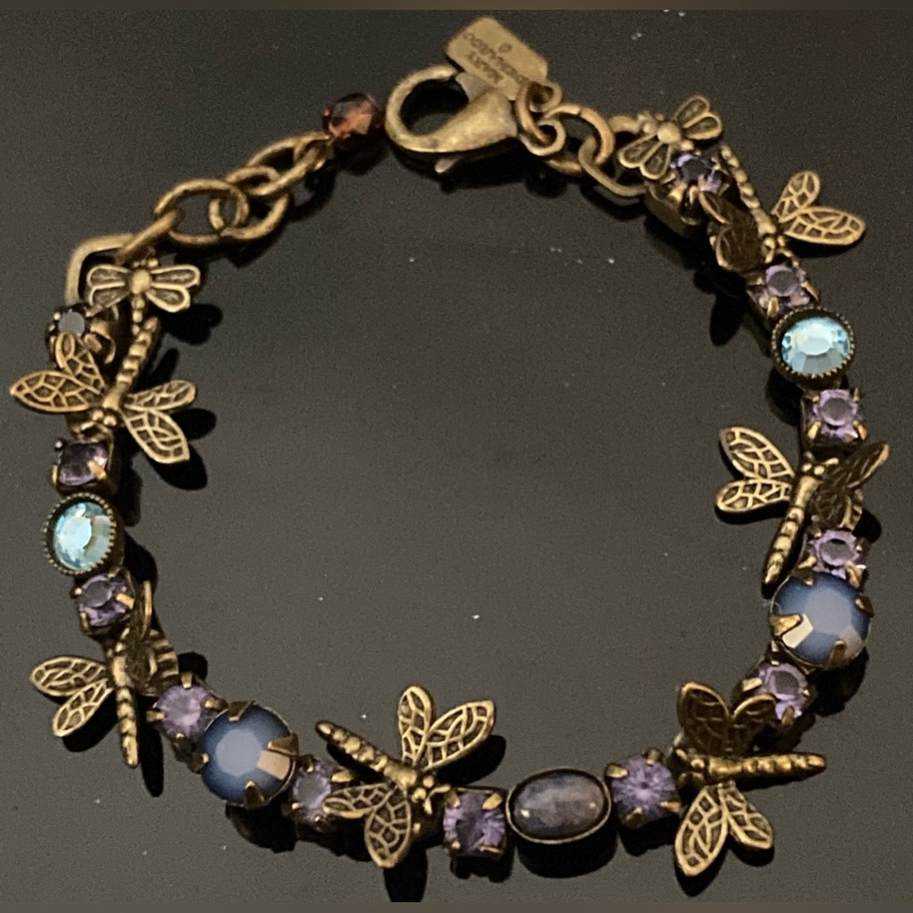 MARY DEMARCO Crystal Butterfly Bracelet